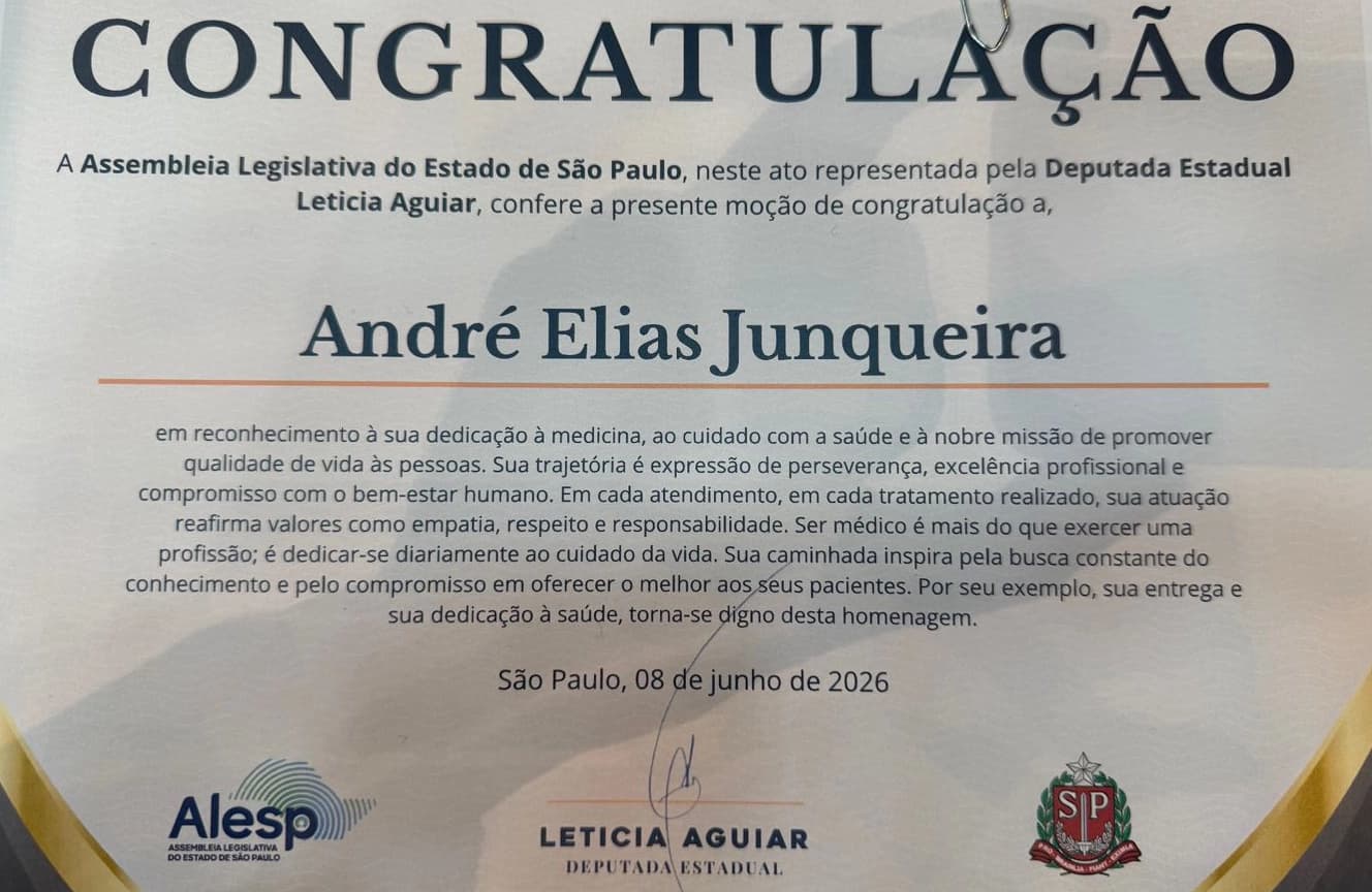 Certificado de Congratulação ALESP